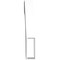 Ekena Millwork 3 1/2-in. W x 20-in. D x 24-in. H Legacy Architectural Grade PVC Knee Brace BRCP035X20X24LEC - alternate 2